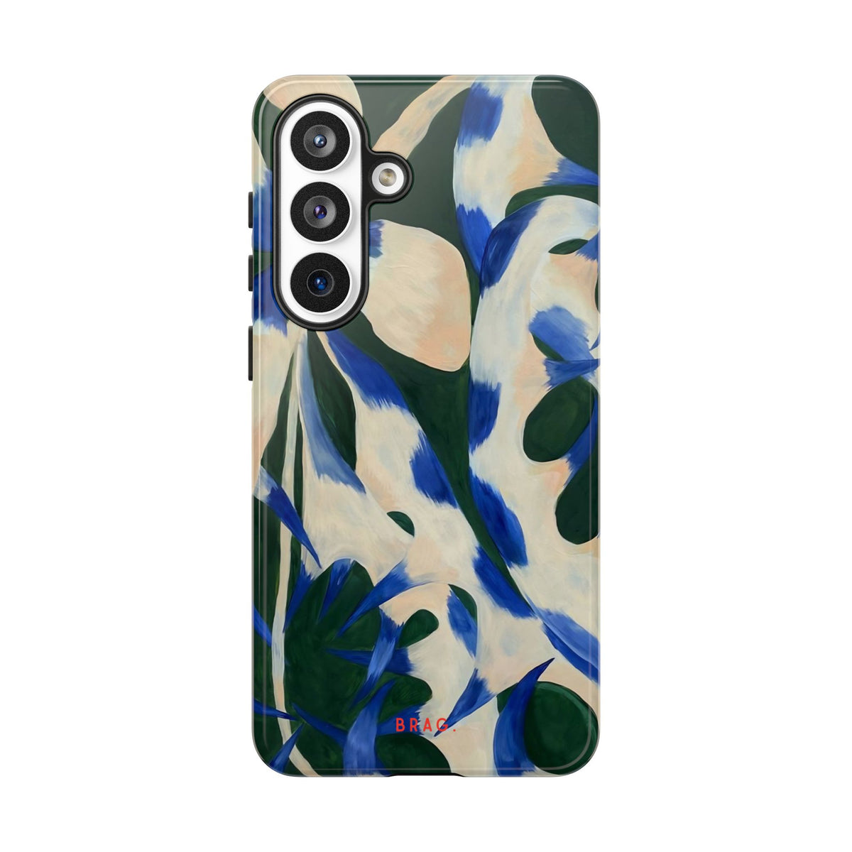 Blue Garden Tough Phone Case – Shockproof Protective iPhone Cover