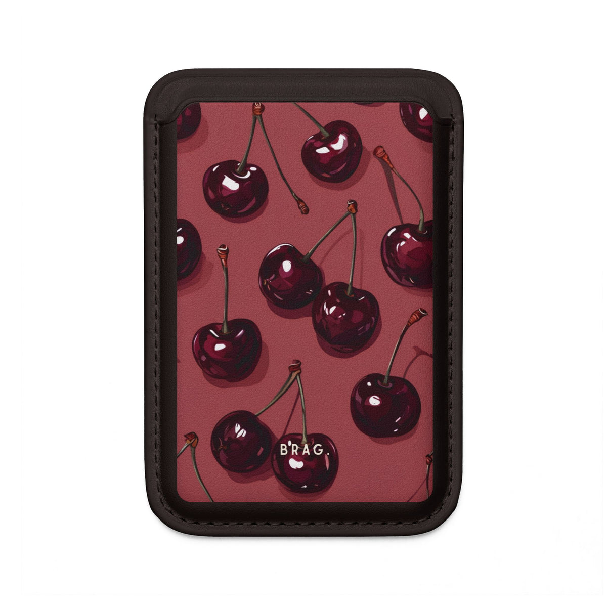 Cherry Babe MagSafe Vegan Wallet — Slim Phone Card Holder