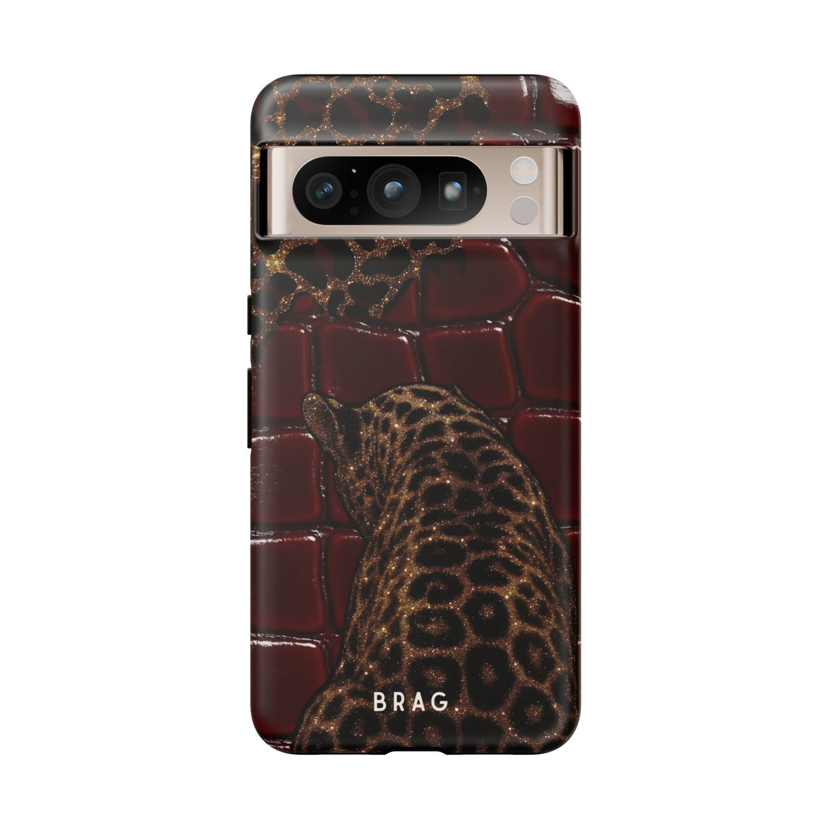 Leopard Lounge Tough Phone Case – Shockproof Protective iPhone Cover