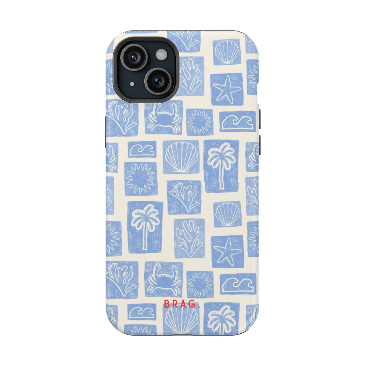 Azure Tiles Magnetic Impact-Resistant Phone Case