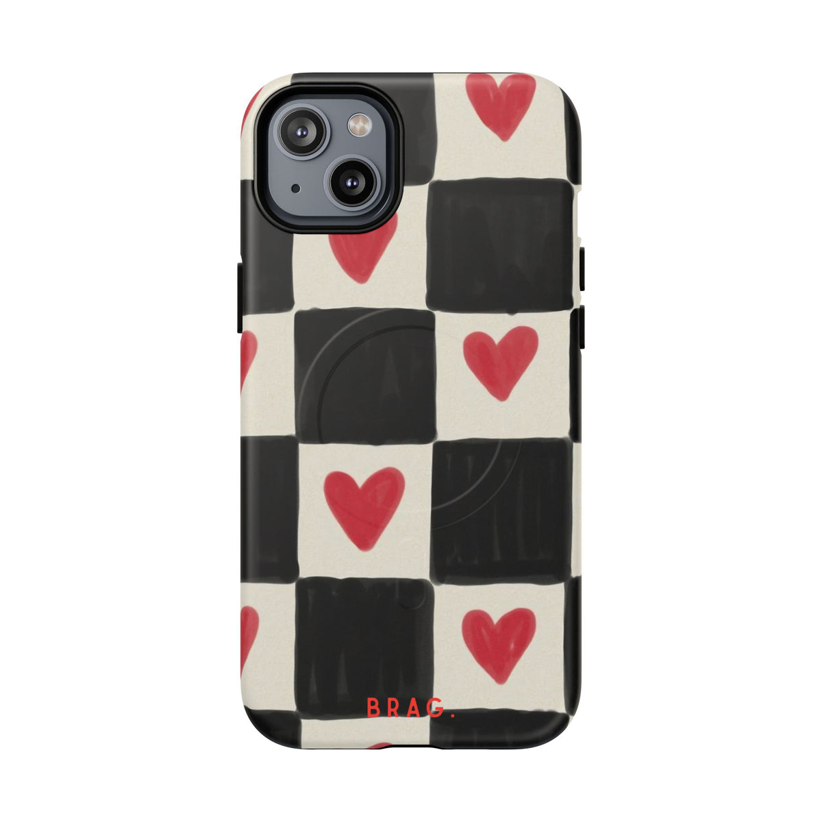 Heart Check MagSafe Tough Phone Case — Magnetic Protective Cover