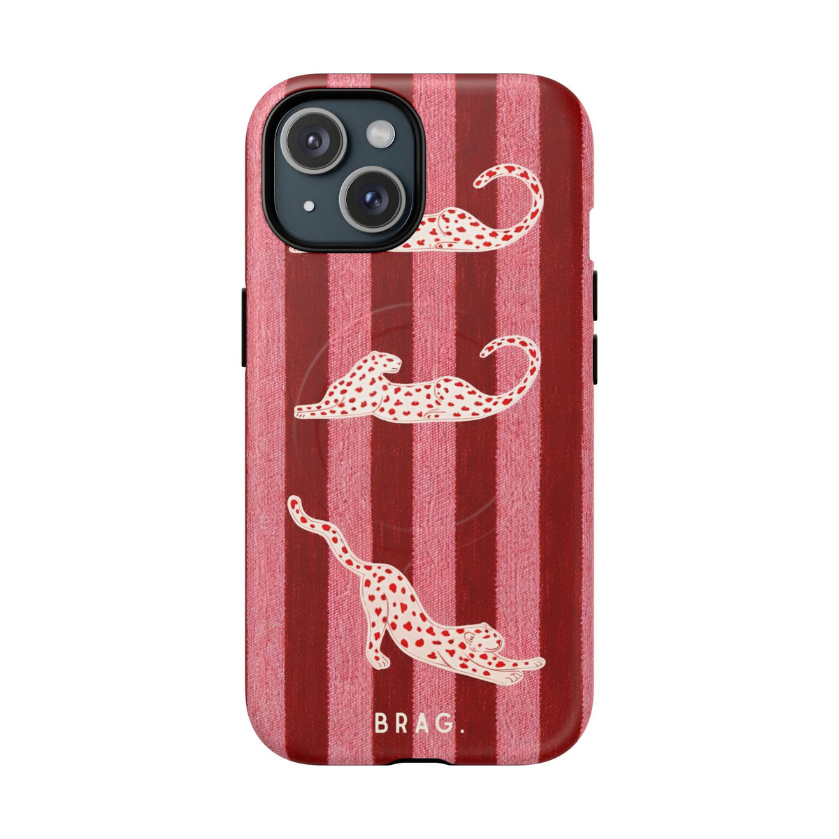 Pink Safari MagSafe Tough Phone Case — Magnetic Protective Cover