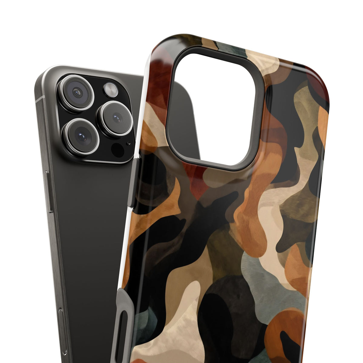 Desert Camo Magnetic Impact-Resistant Phone Case