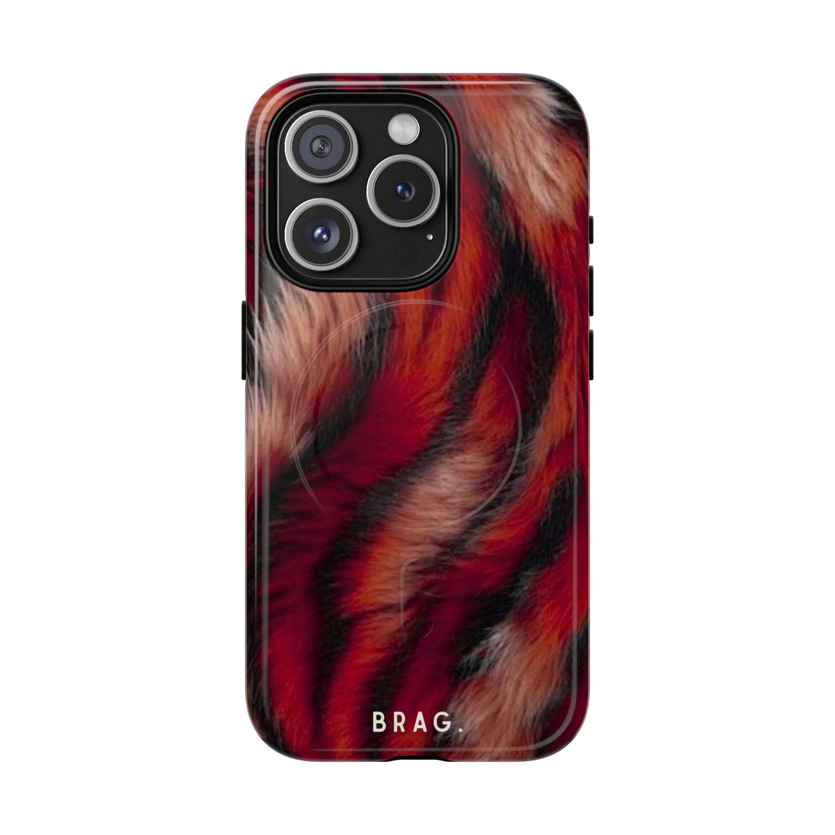 Red Rush MagSafe Tough Phone Case — Magnetic Protective Cover