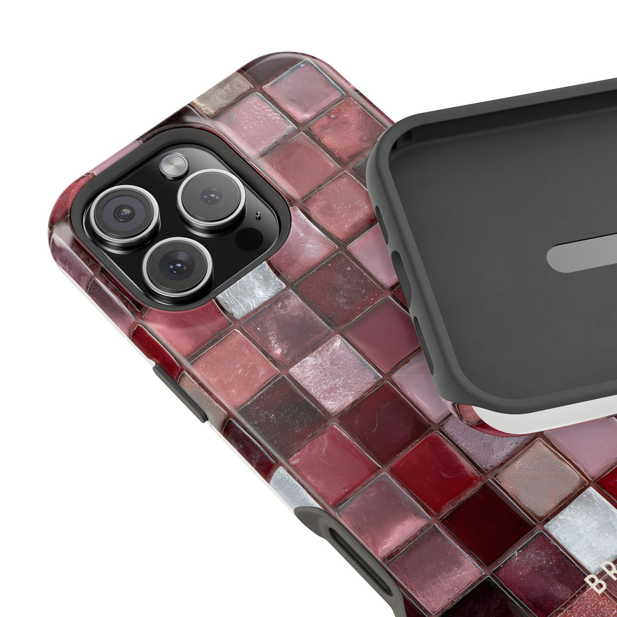 Cherry Tile Magnetic Impact-Resistant Phone Case