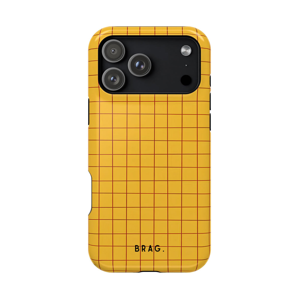 Cheese Grid Magnetic Impact-Resistant Phone Case