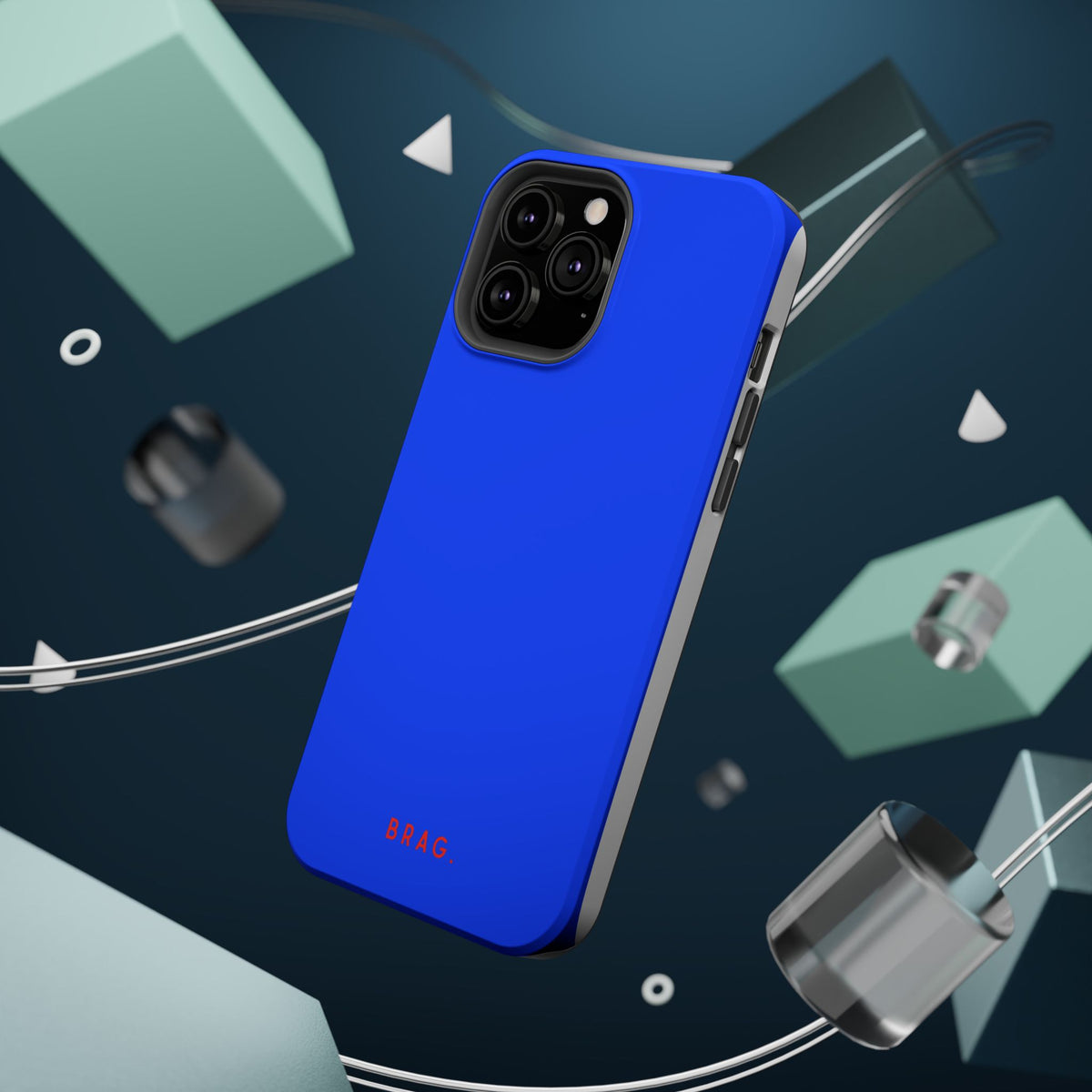 Brag Blue Magnetic Impact-Resistant Phone Case