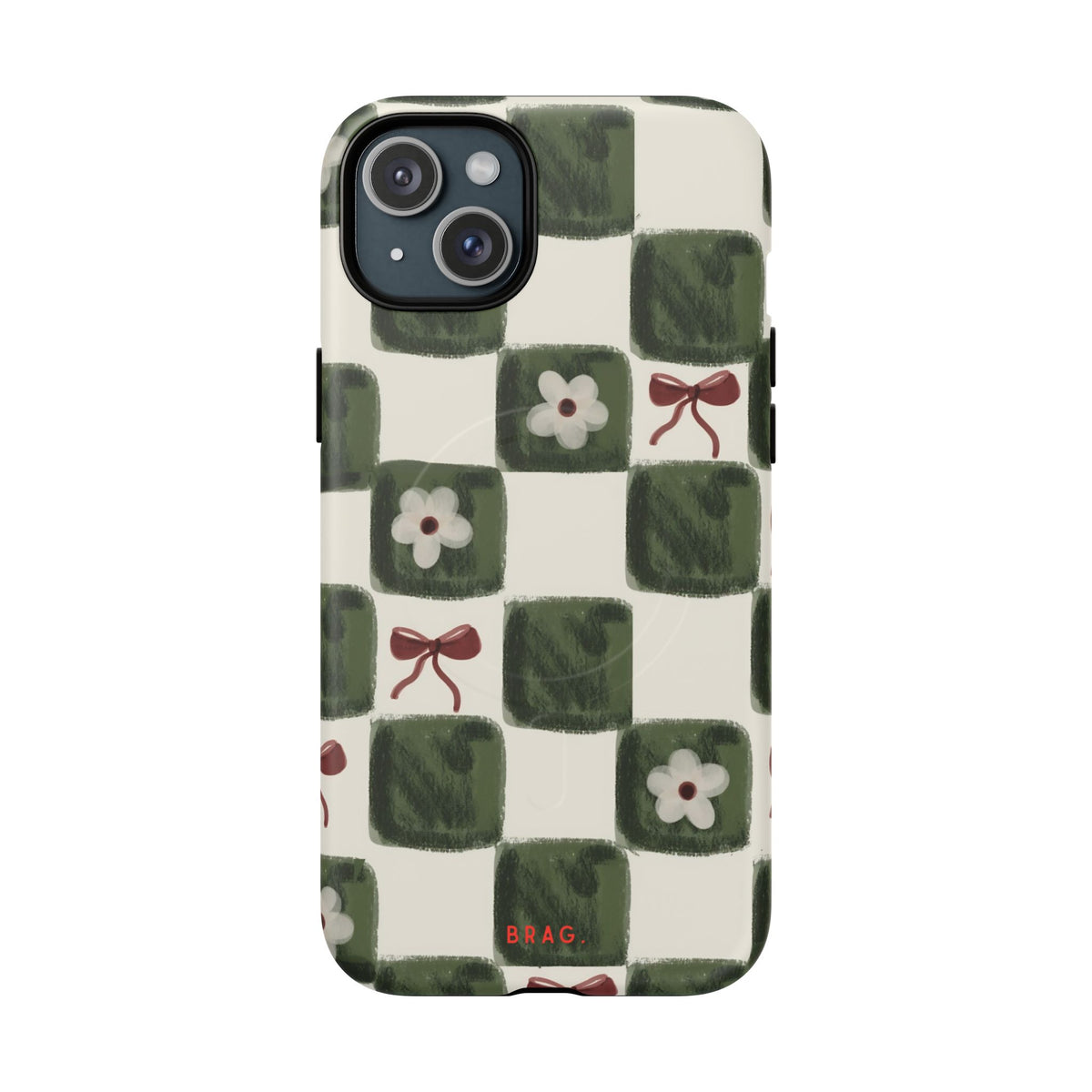 Garden Mosaic MagSafe Tough Phone Case — Magnetic Protective Cover