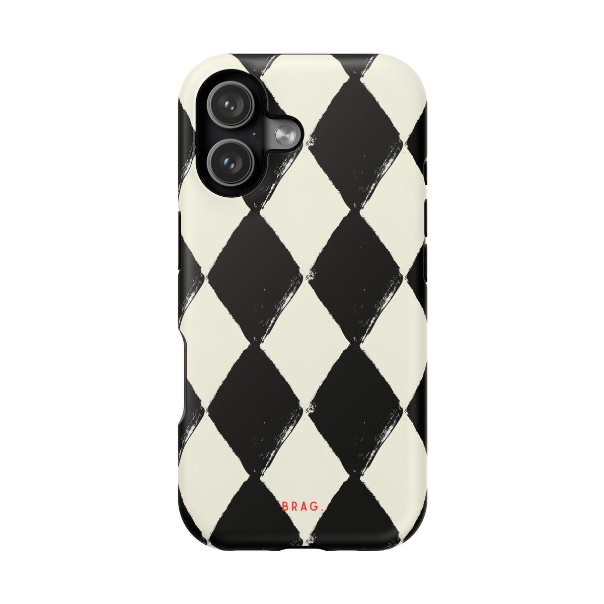 Ivory Harlequin Magnetic Impact-Resistant Phone Case