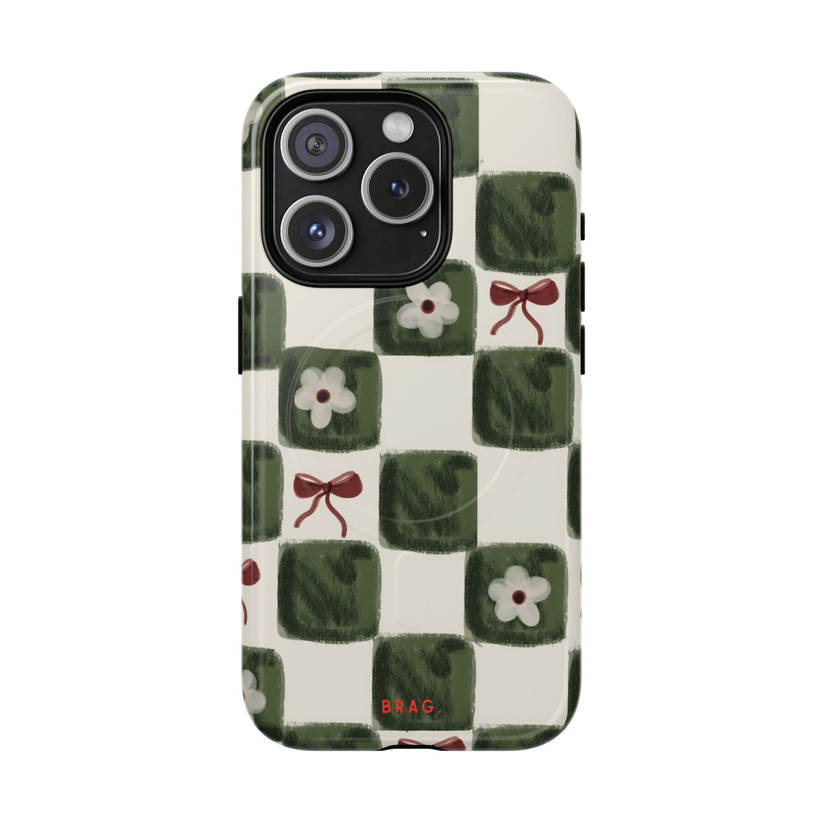 Garden Mosaic MagSafe Tough Phone Case — Magnetic Protective Cover
