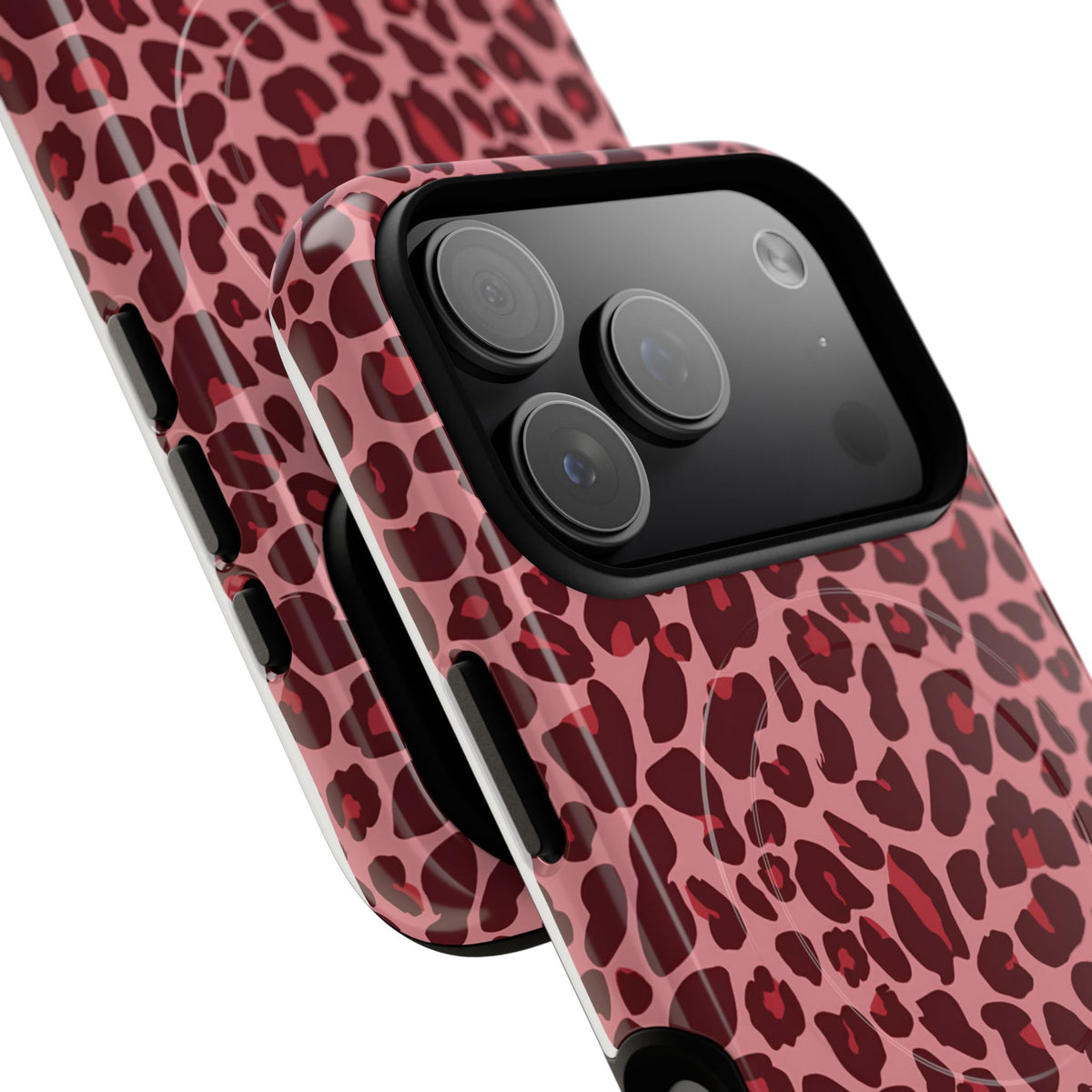 Leopard Love MagSafe Tough Phone Case — Magnetic Protective Cover