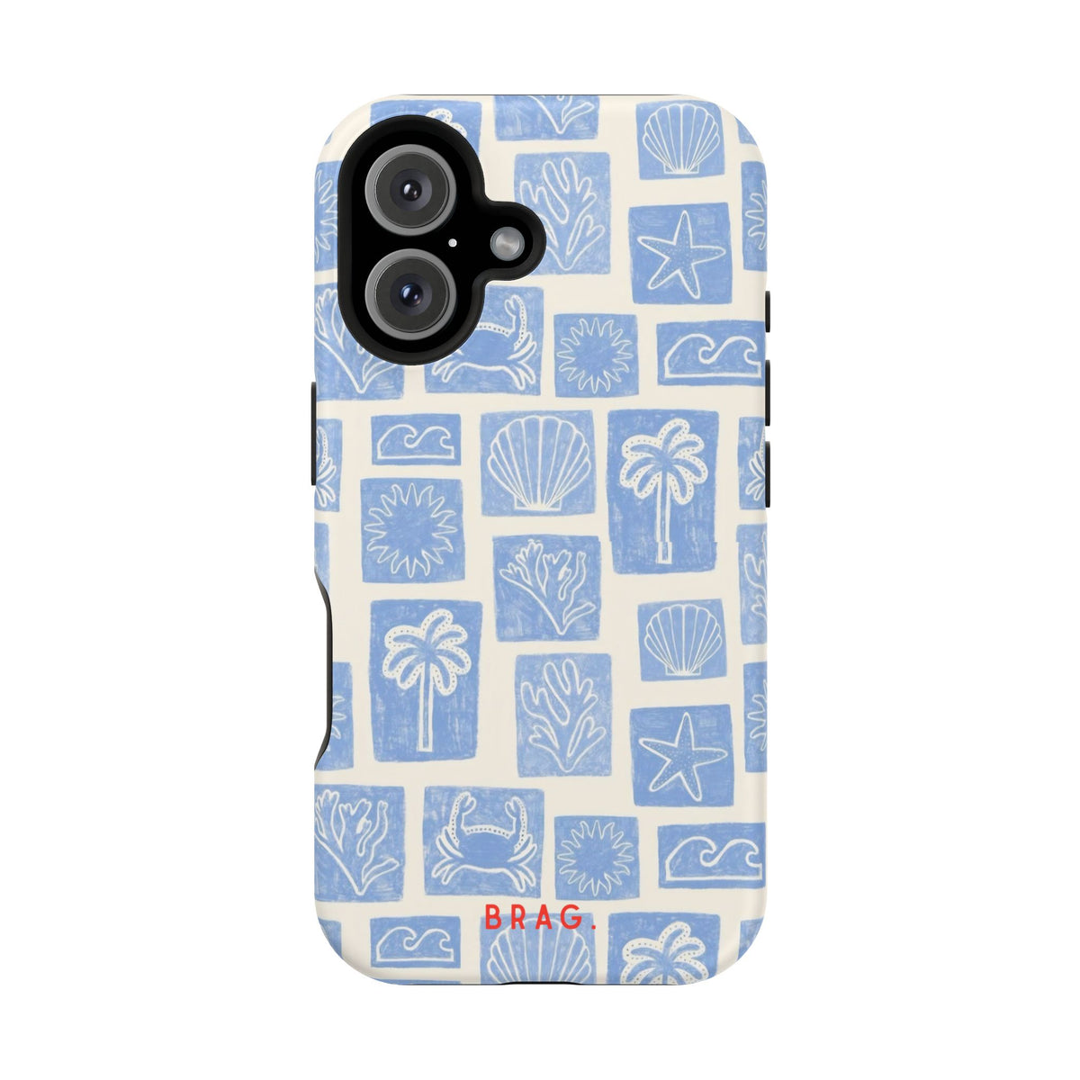 Azure Tiles Magnetic Impact-Resistant Phone Case