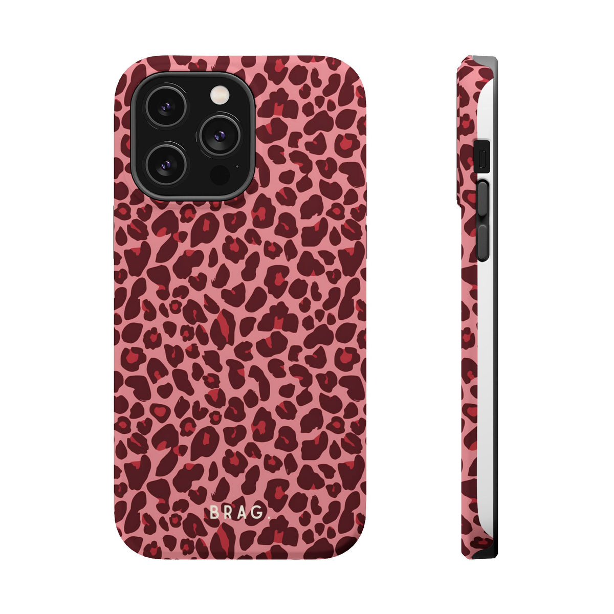 Leopard Love Magnetic Impact-Resistant Phone Case