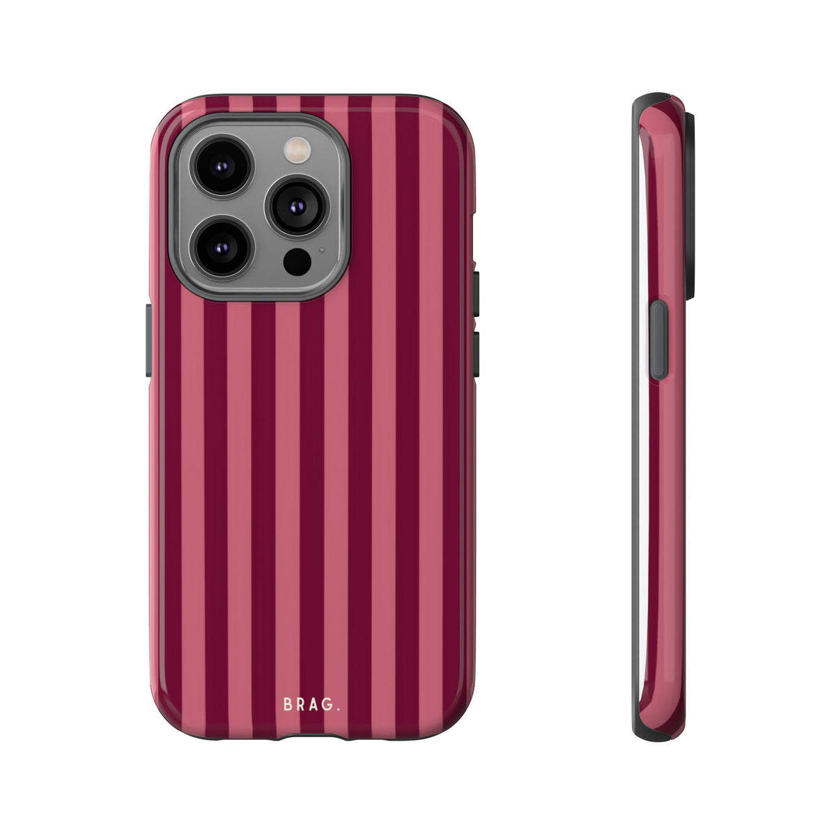 Hot Pink Tough Phone Case – Shockproof Protective iPhone Cover