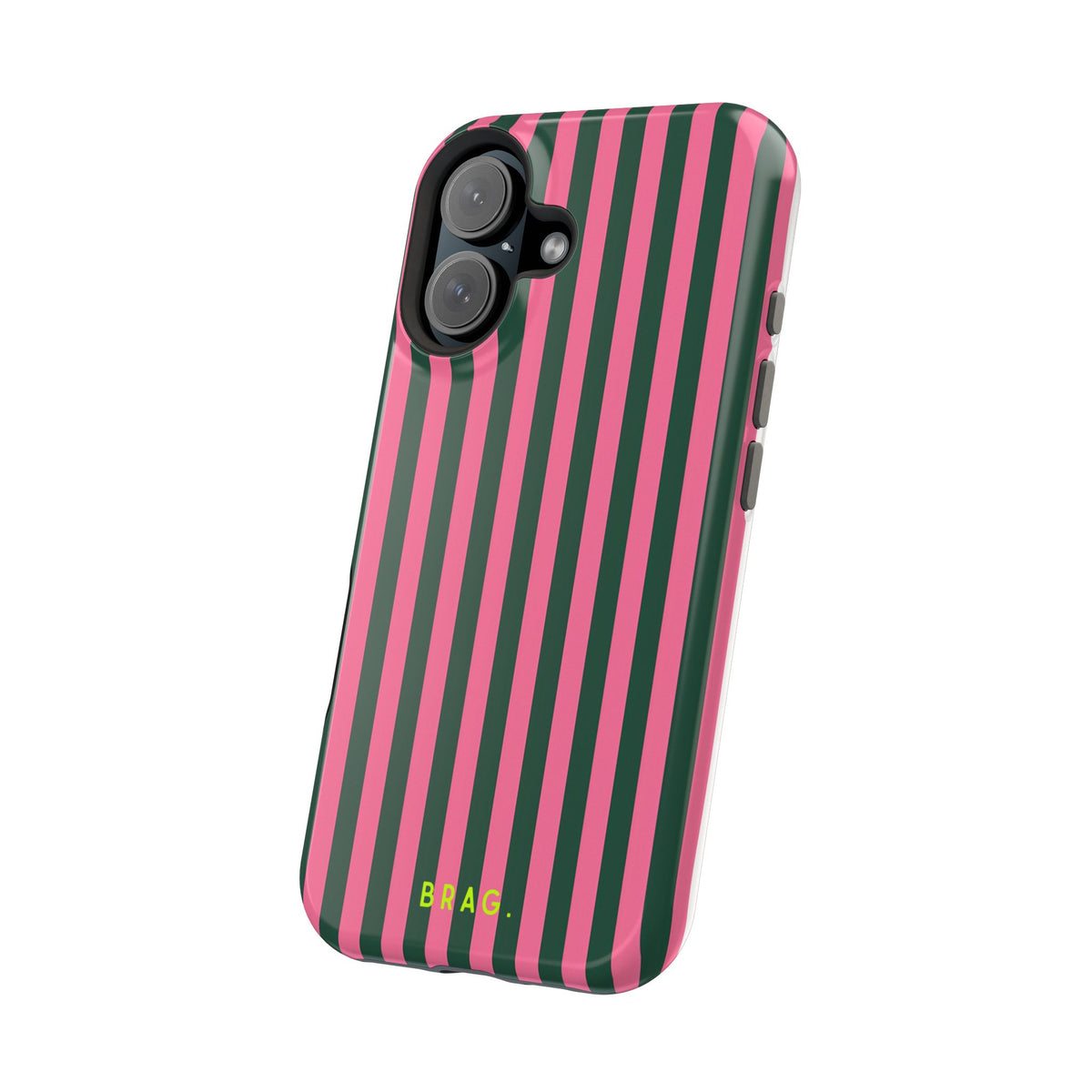 Flamingo Stripe Magnetic Impact-Resistant Phone Case