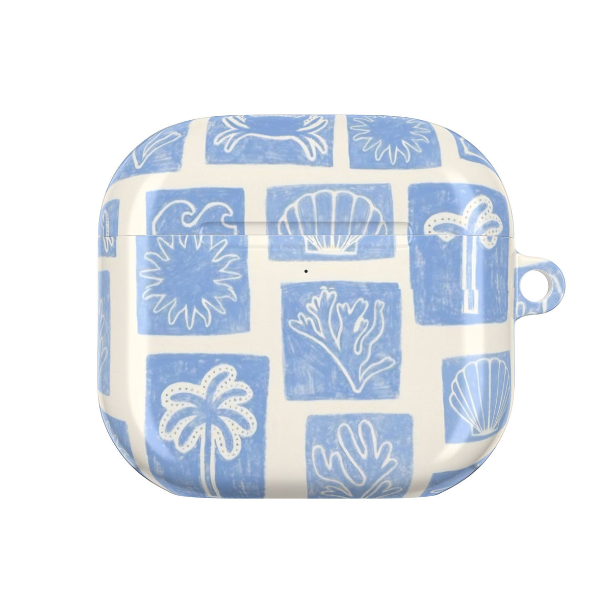 Azure Tiles AirPod Case – Slim Protective Charging Case