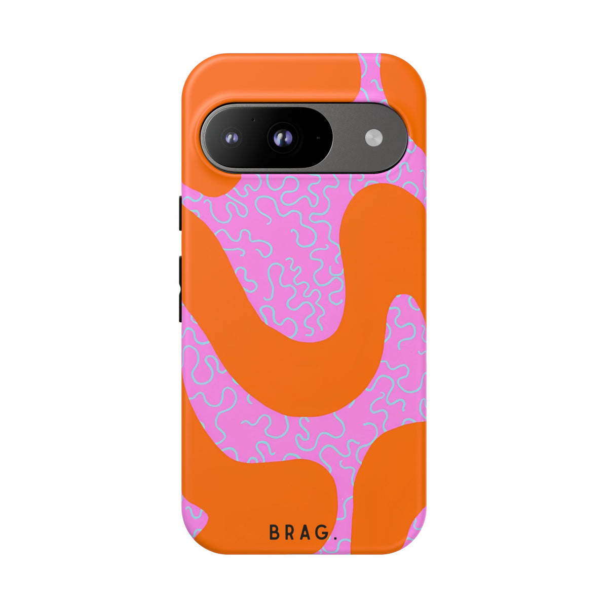 Coral Kiss Tough Phone Case – Shockproof Protective iPhone Cover
