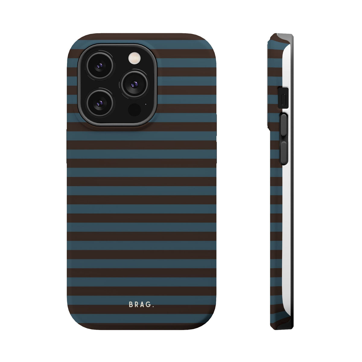Seaside Stripe Magnetic Impact-Resistant Phone Case