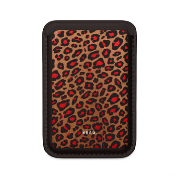 Fire Leo MagSafe Vegan Wallet — Slim Phone Card Holder