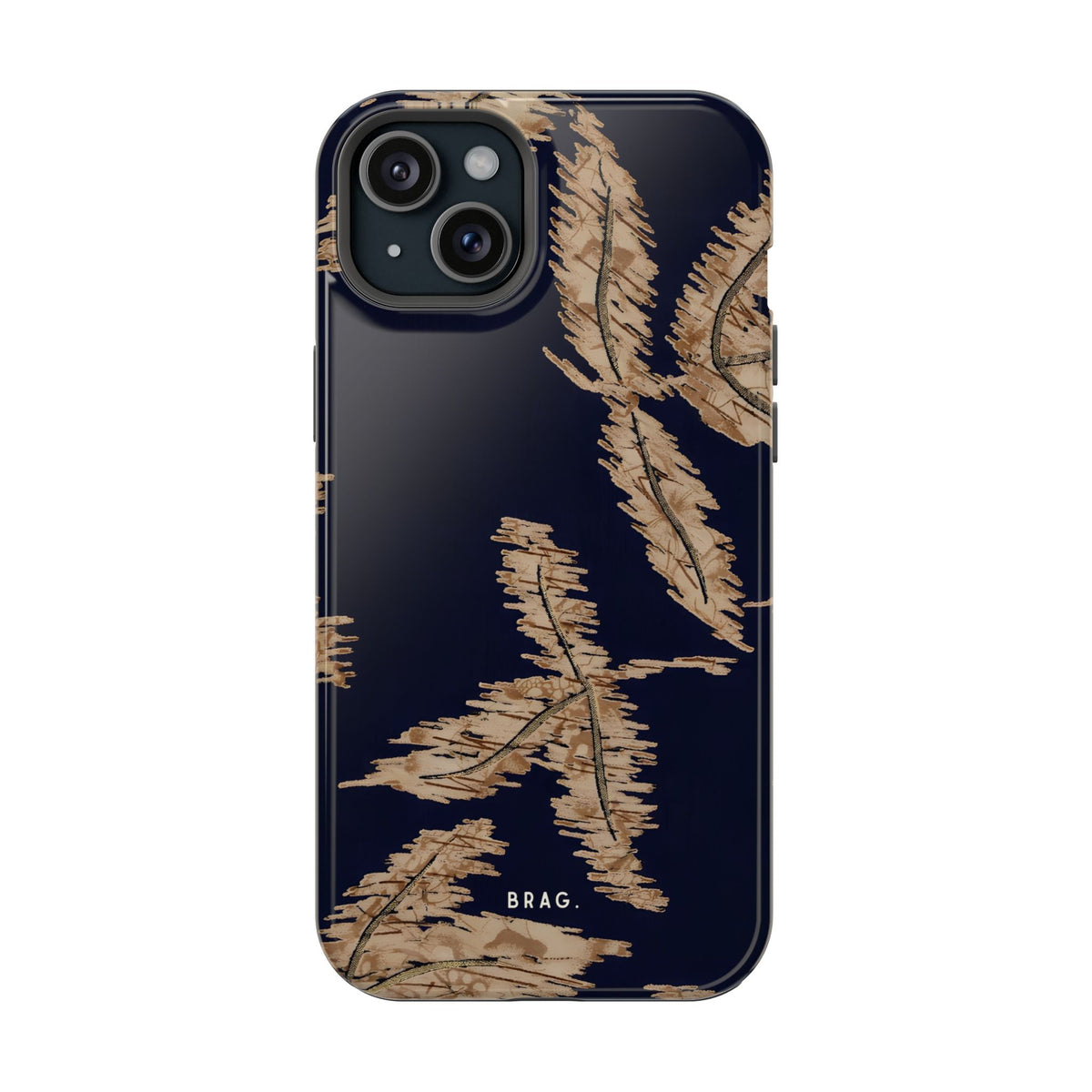 Golden Fern Magnetic Impact-Resistant Phone Case