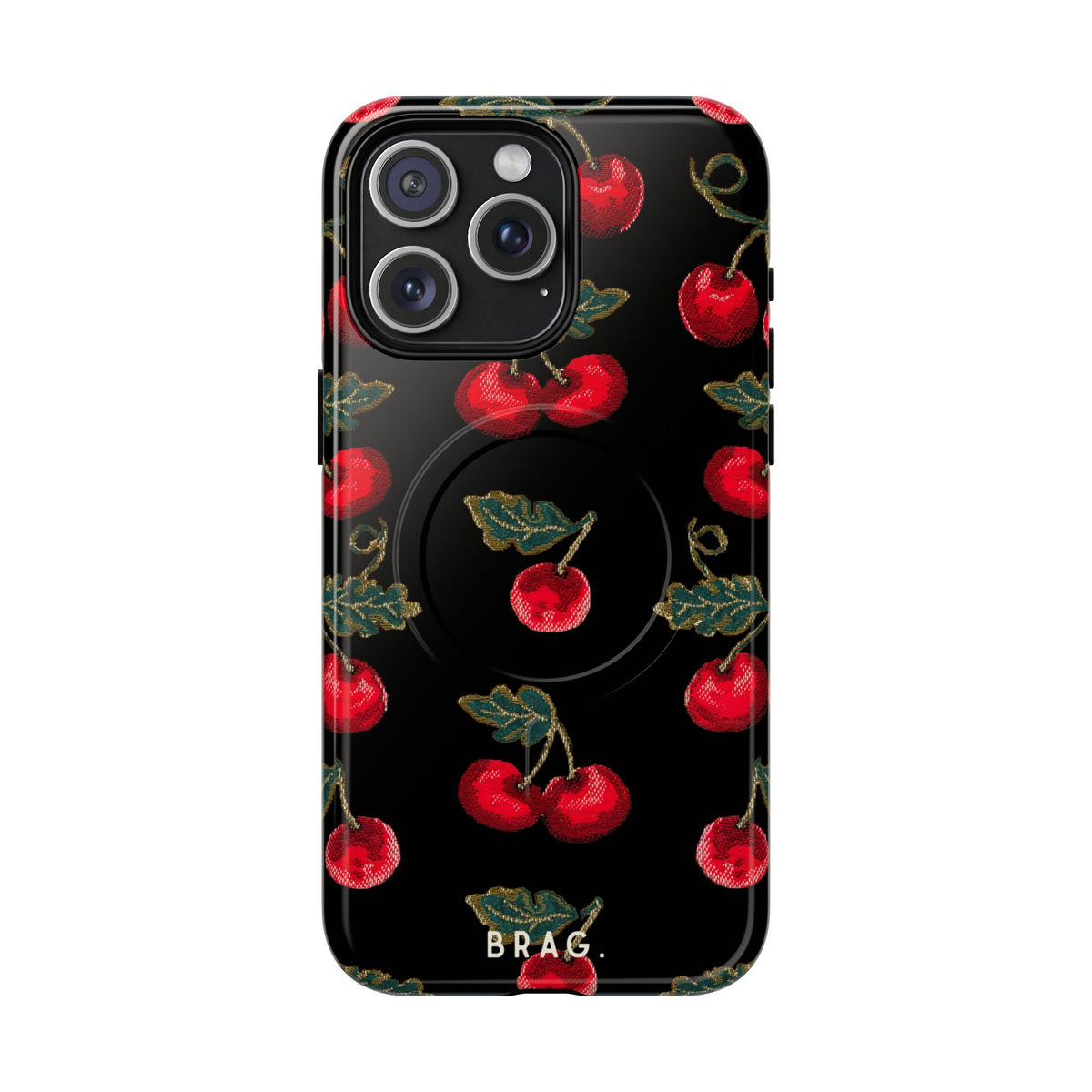 Cherry Bomb MagSafe Tough Phone Case — Magnetic Protective Cover
