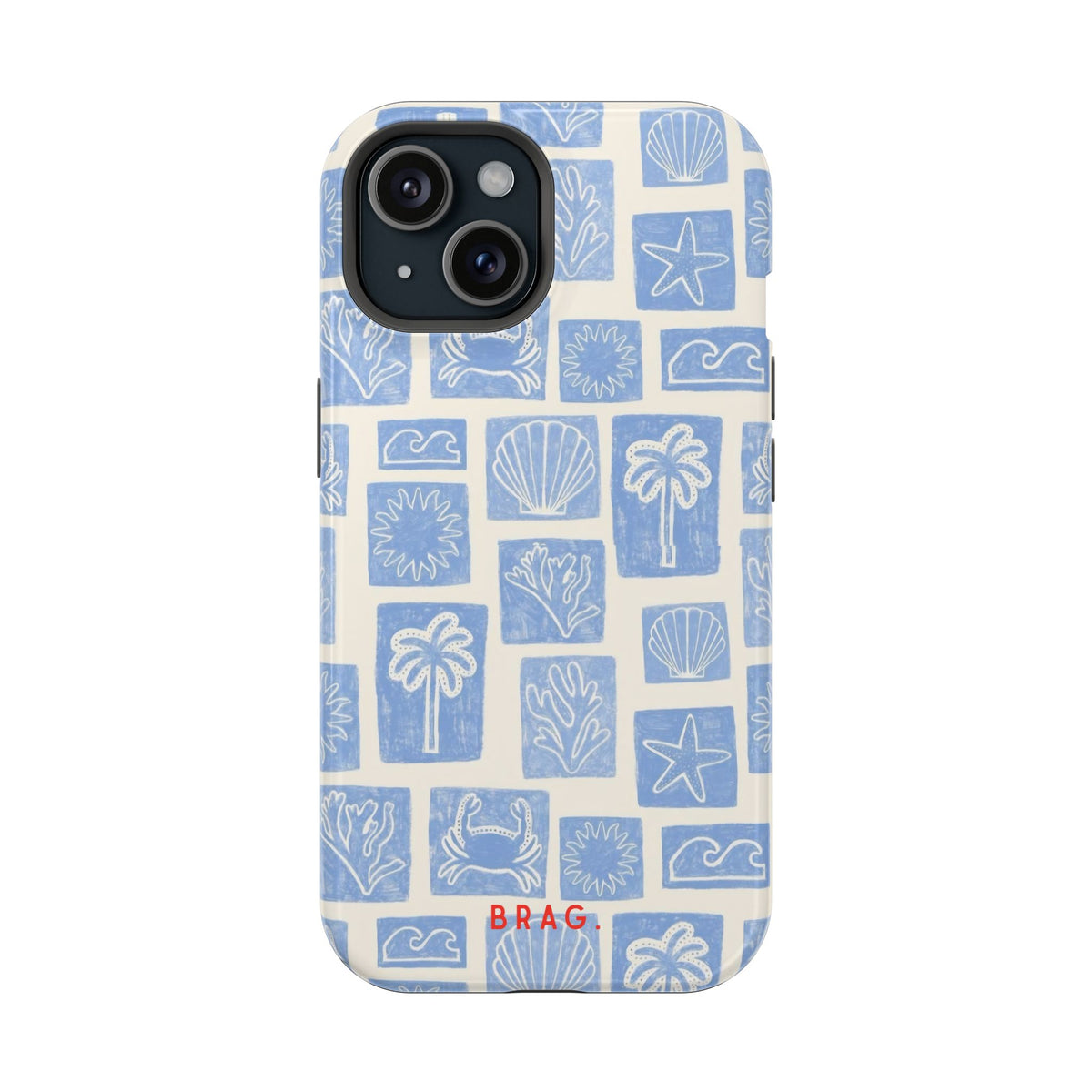 Azure Tiles Magnetic Impact-Resistant Phone Case