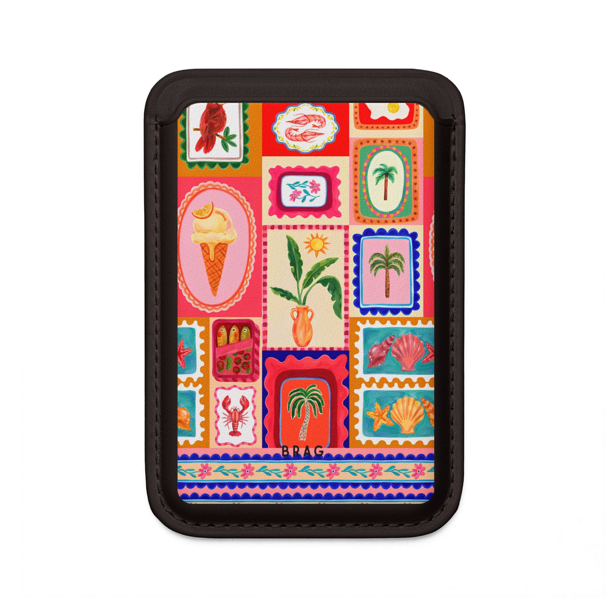Postcard MagSafe Vegan Wallet — Slim Phone Card Holder