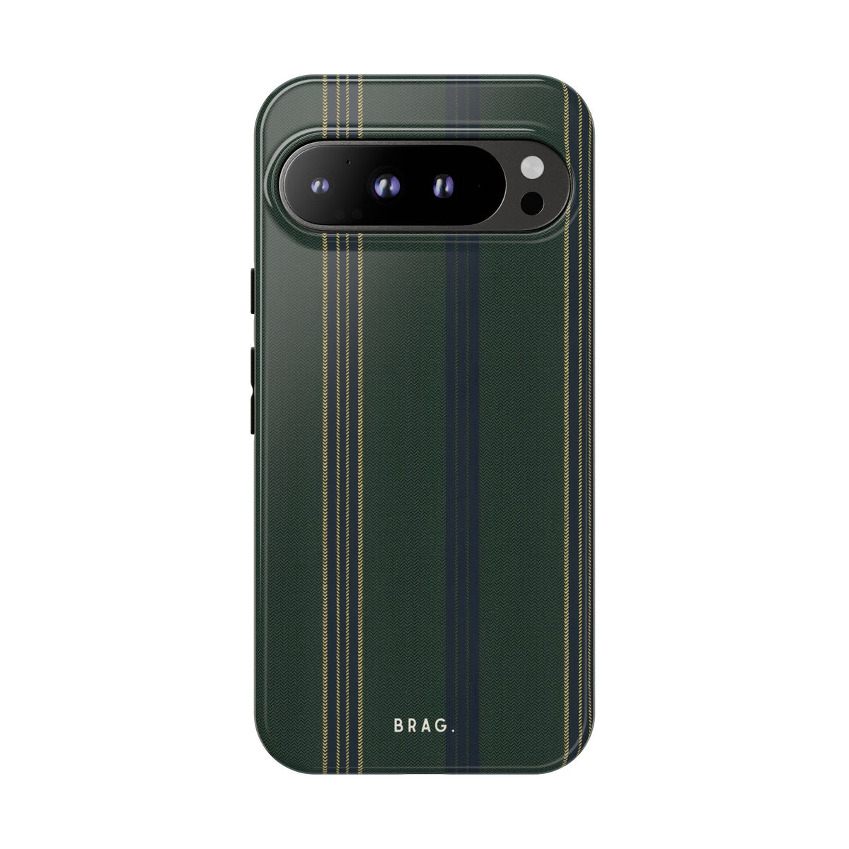 Olive Pinstripe Tough Phone Case – Shockproof Protective iPhone Cover