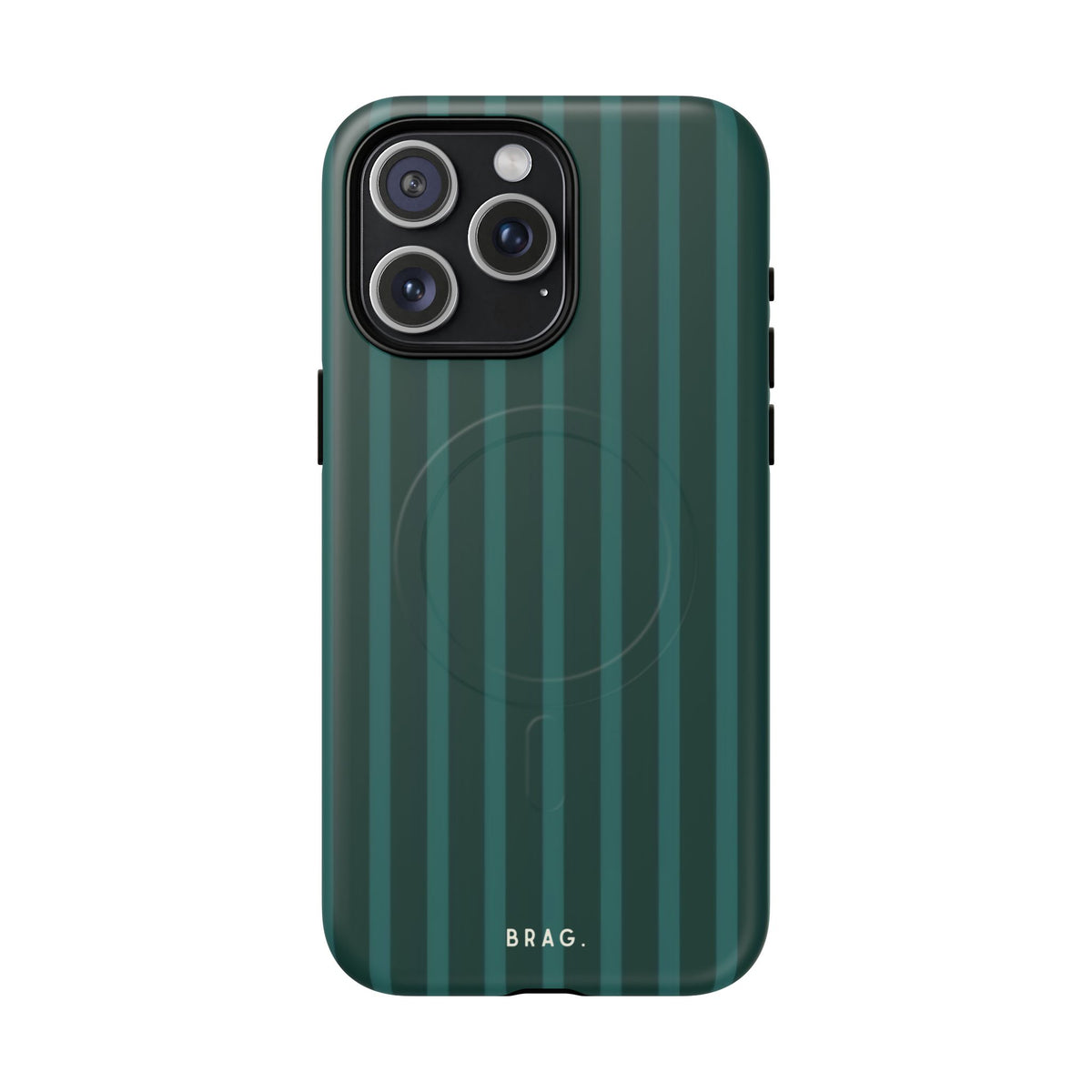 Forest Stripe MagSafe Tough Phone Case — Magnetic Protective Cover