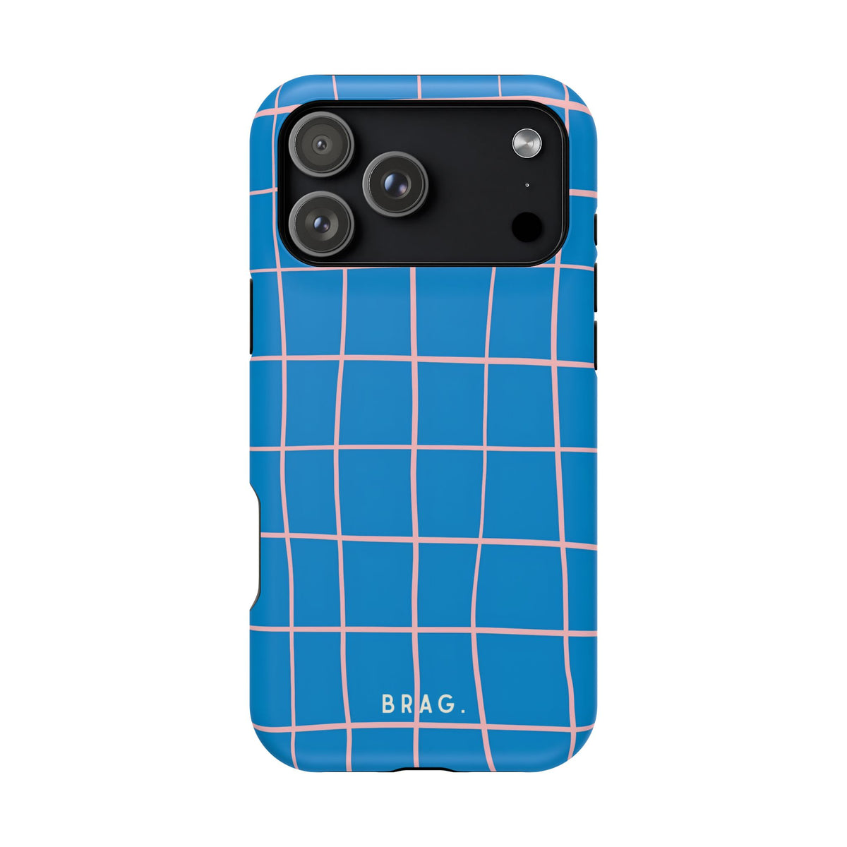 Coastal Grid Magnetic Impact-Resistant Phone Case