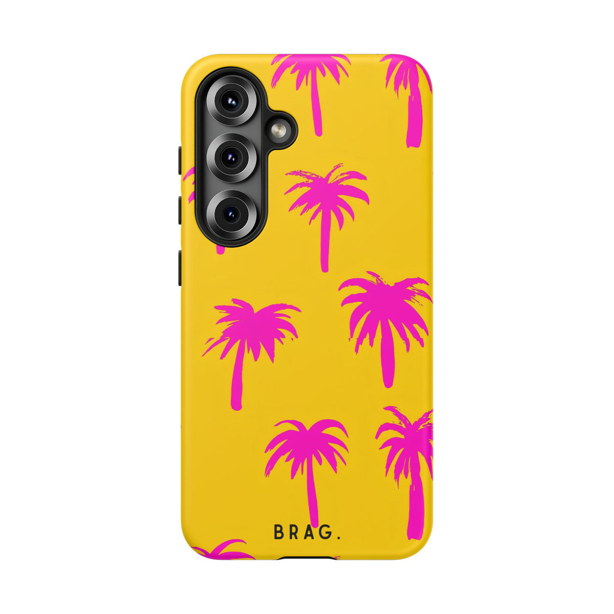 Pink Palms Tough Phone Case – Shockproof Protective iPhone Cover