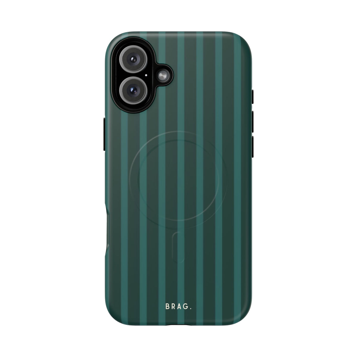 Forest Stripe MagSafe Tough Phone Case — Magnetic Protective Cover