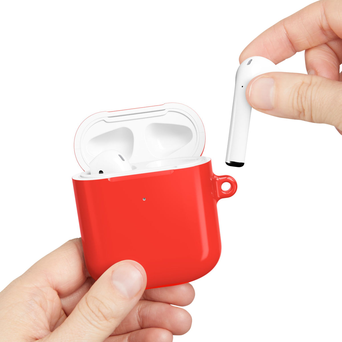 Brag Red AirPod Case – Slim Protective Charging Case