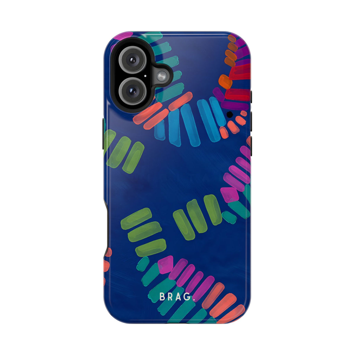 Blue Palm Magnetic Impact-Resistant Phone Case