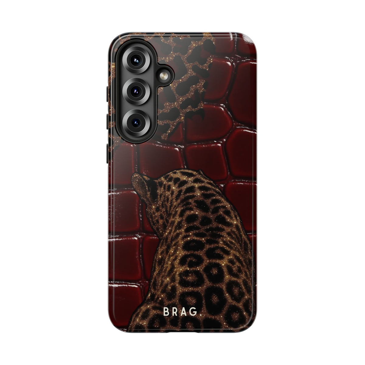 Leopard Lounge Tough Phone Case – Shockproof Protective iPhone Cover
