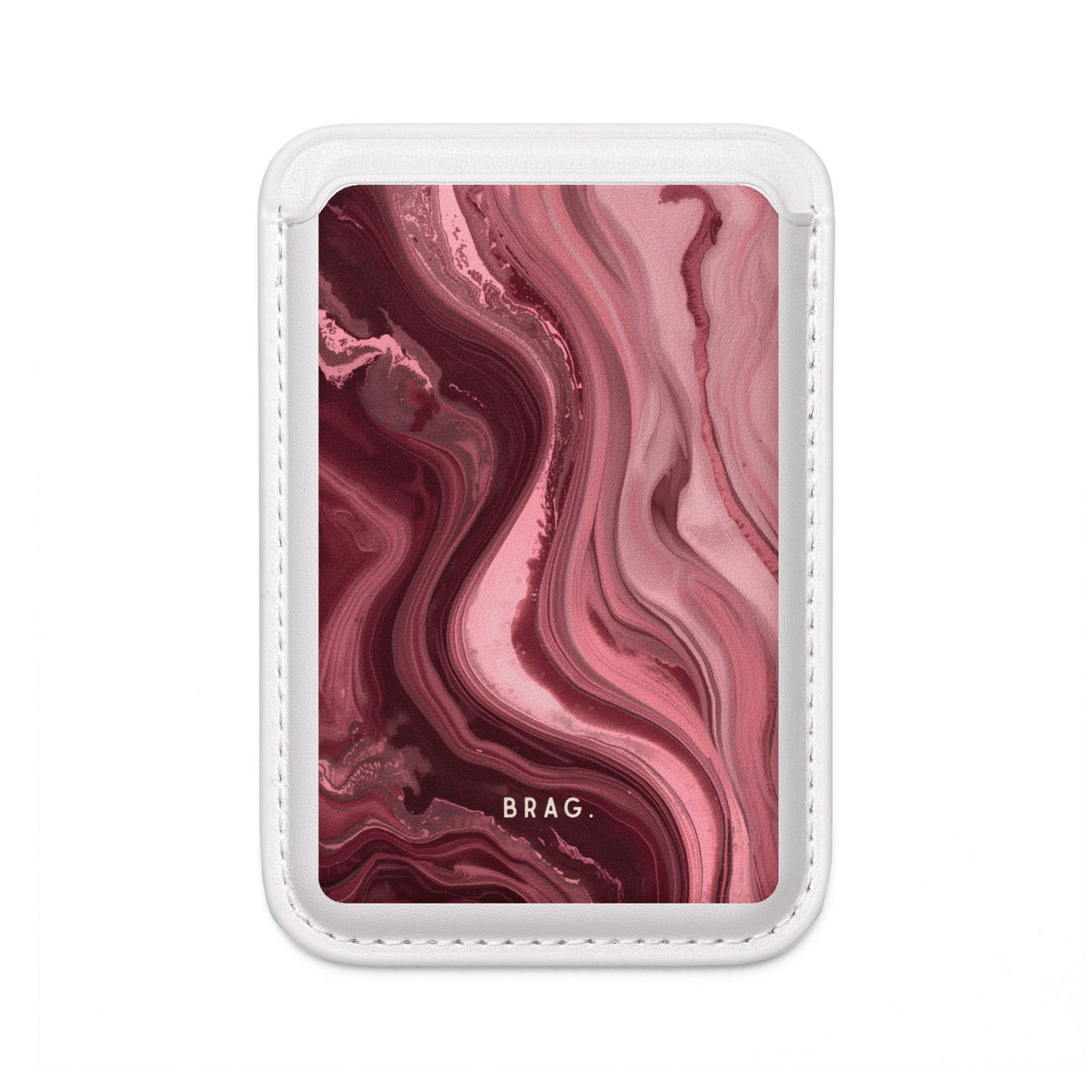 Cherry Smoke MagSafe Vegan Wallet — Slim Phone Card Holder