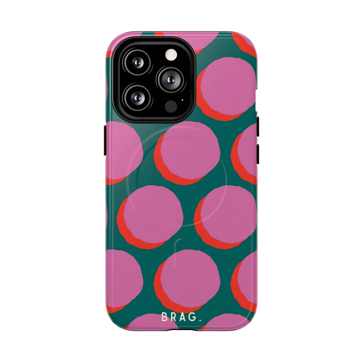 Pink Moon MagSafe Tough Phone Case — Magnetic Protective Cover