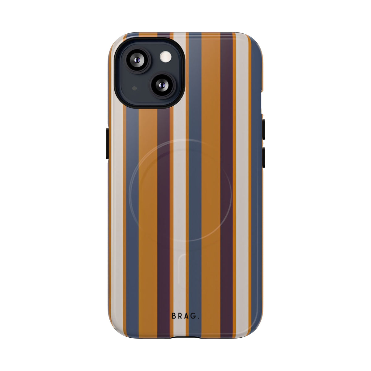 Sunset Stripe MagSafe Tough Phone Case — Magnetic Protective Cover