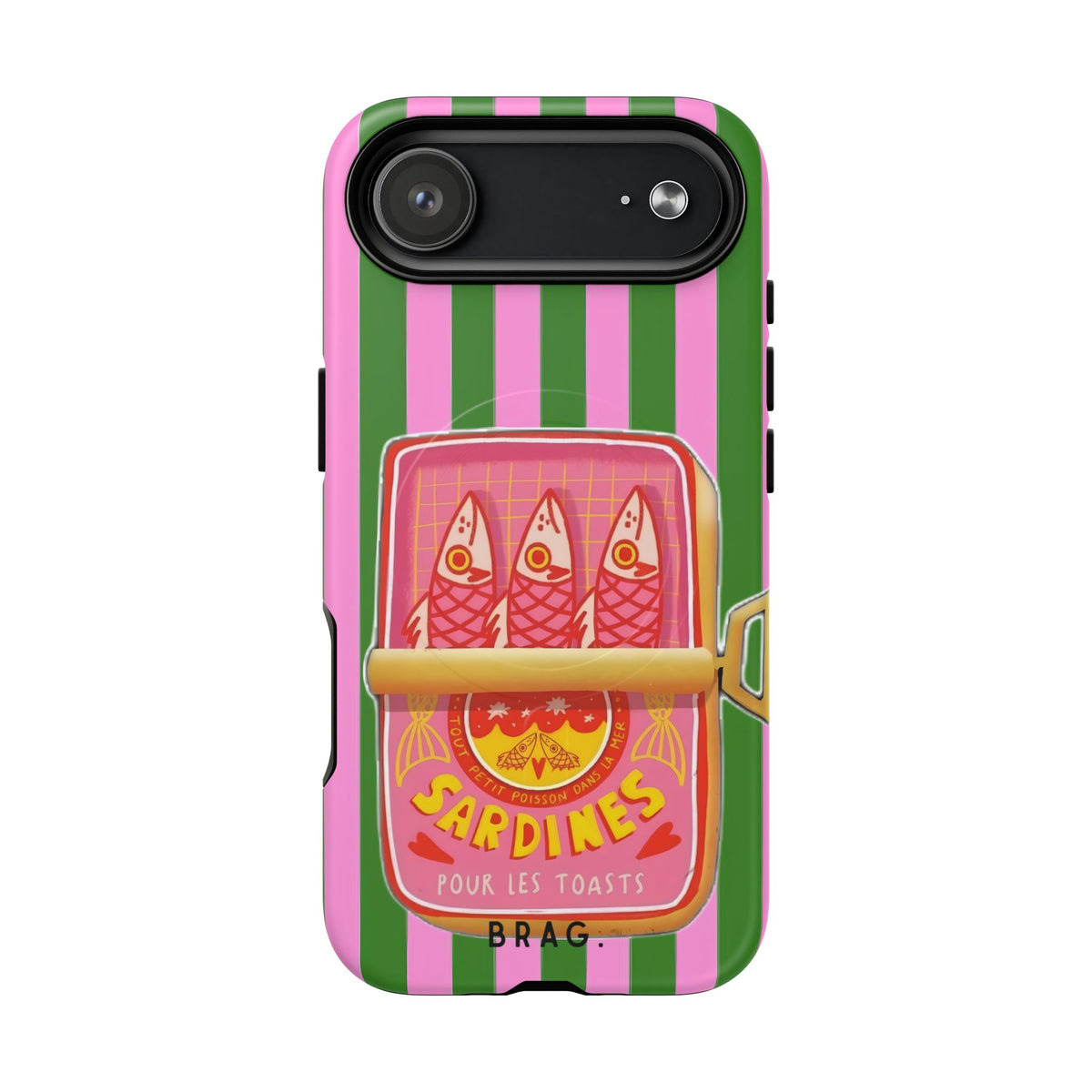 Tinned Pink MagSafe Tough Phone Case — Magnetic Protective Cover