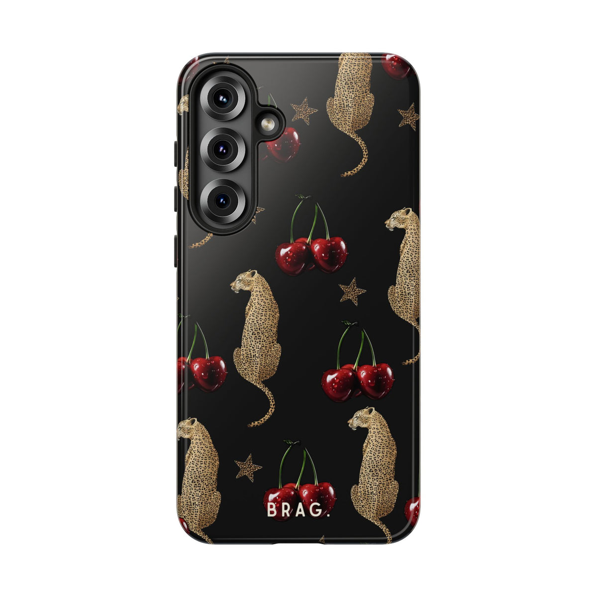 Wild Cherry Tough Phone Case – Shockproof Protective iPhone Cover