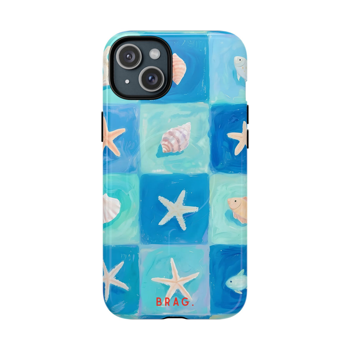 Saltwater Tiles MagSafe Tough Phone Case — Magnetic Protective Cover