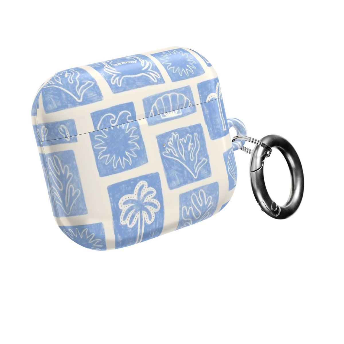Azure Tiles AirPod Case – Slim Protective Charging Case