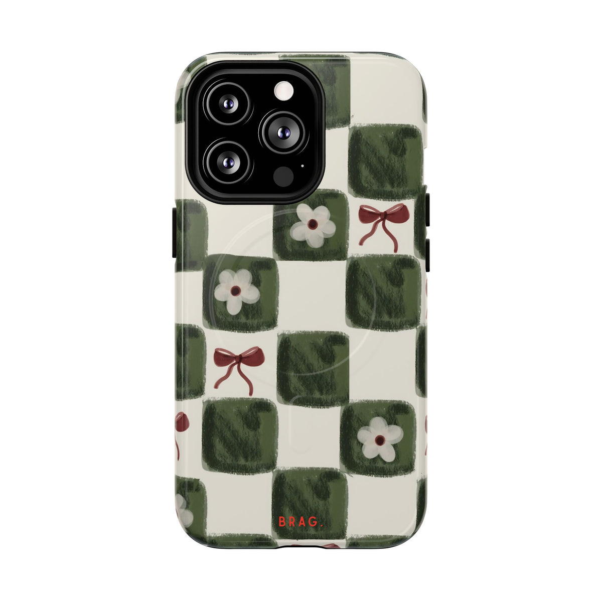 Garden Mosaic MagSafe Tough Phone Case — Magnetic Protective Cover
