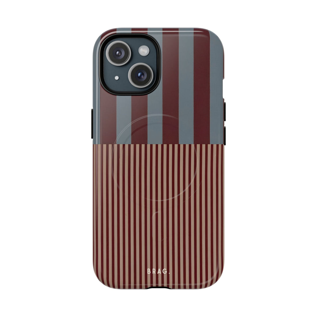 Candy Stripe MagSafe Tough Phone Case — Magnetic Protective Cover