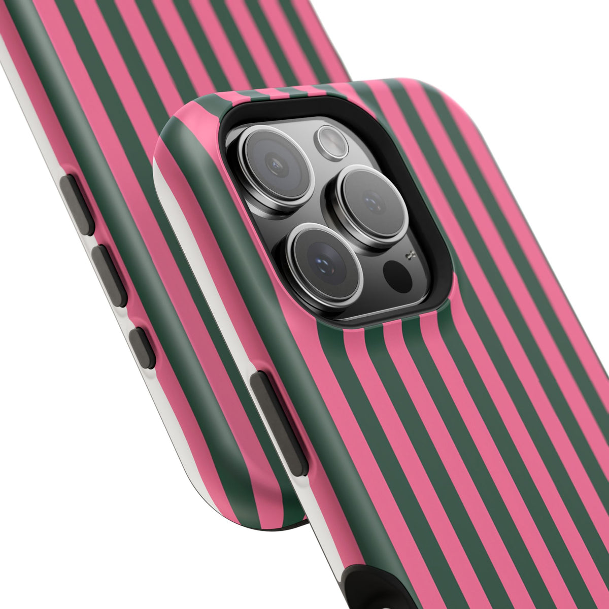 Flamingo Stripe Magnetic Impact-Resistant Phone Case