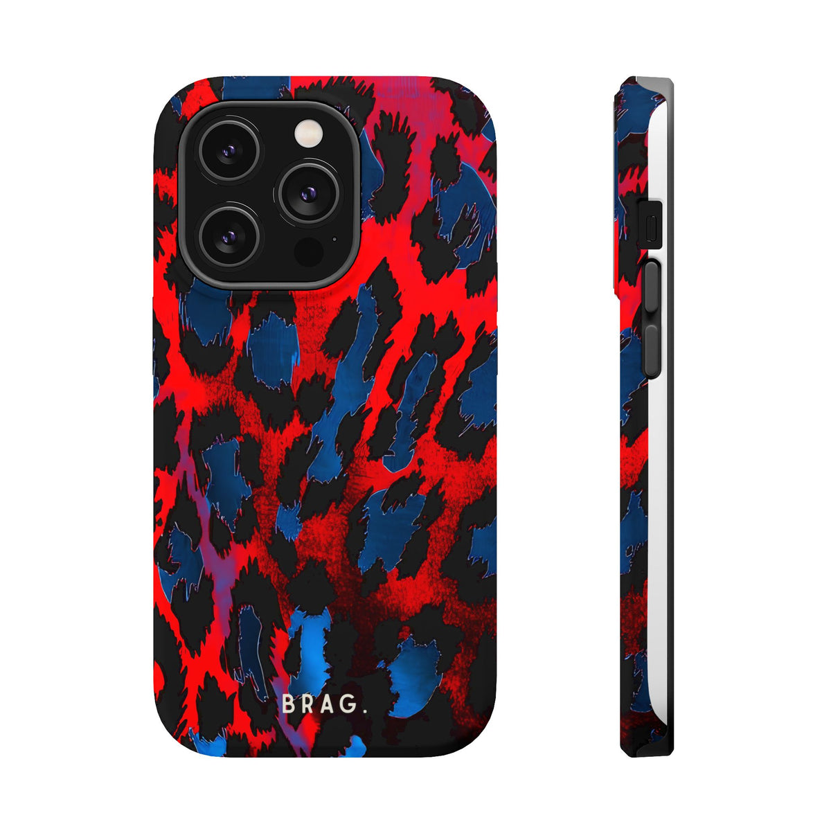 Blue Heat Magnetic Impact-Resistant Phone Case