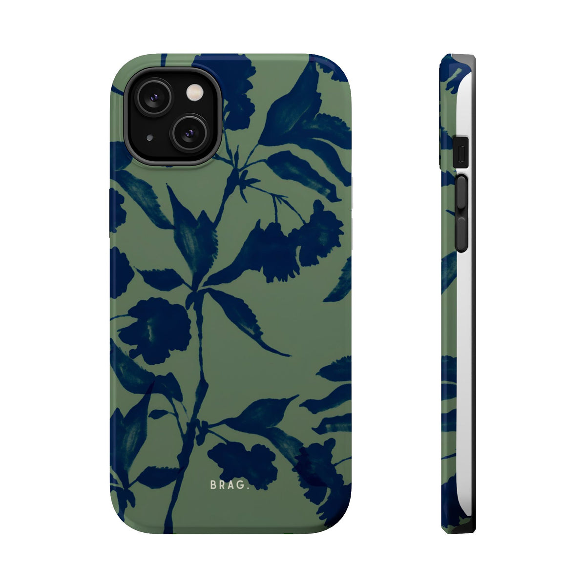 Sage Bloom Magnetic Impact-Resistant Phone Case