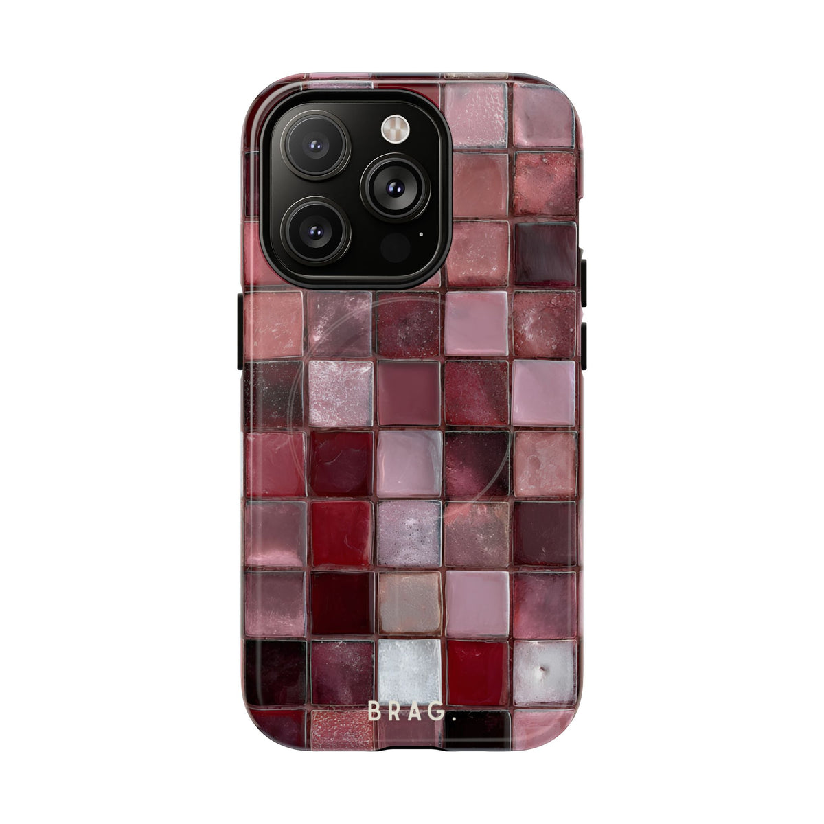 Cherry Tile MagSafe Tough Phone Case — Magnetic Protective Cover