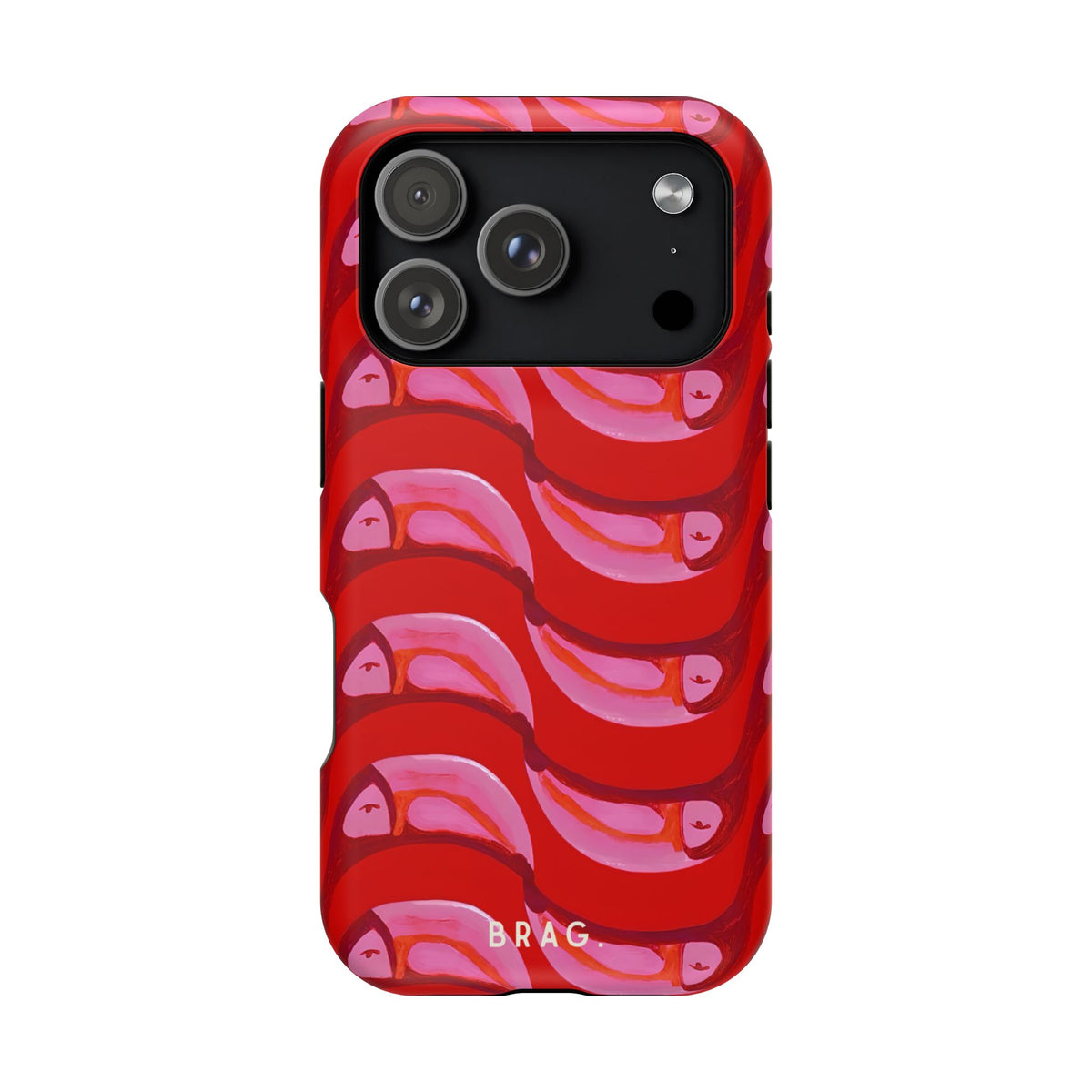 Pink Current Magnetic Impact-Resistant Phone Case