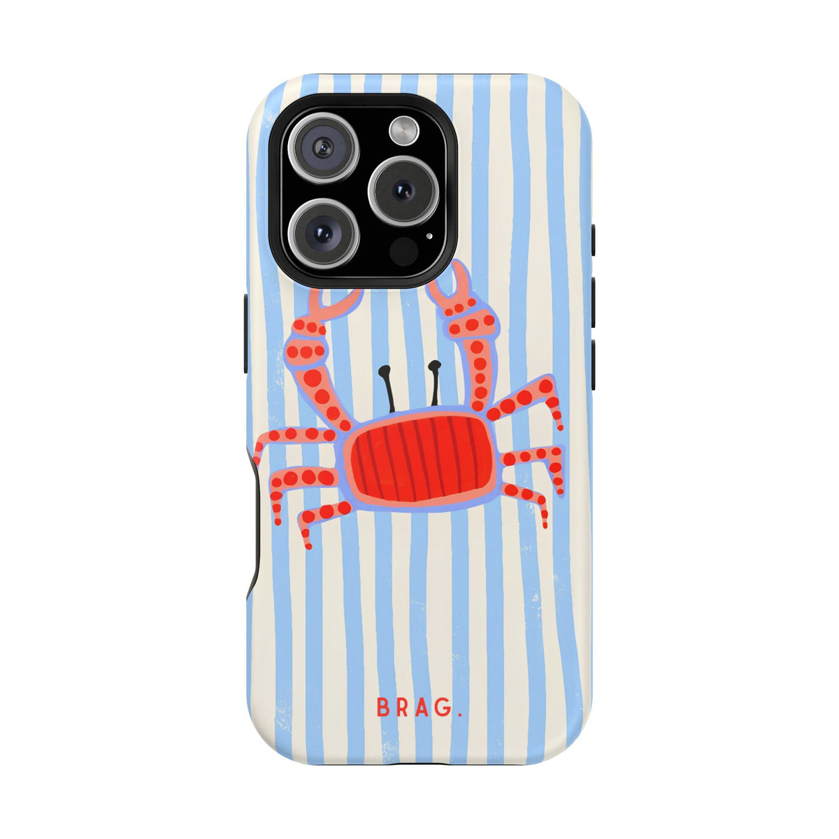 Azure Crab Magnetic Impact-Resistant Phone Case